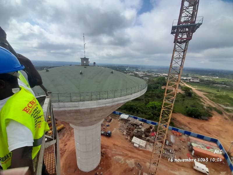 Travaux de renforcement de l'alimentation en eau potable de la ville de Bouaké et des localités environnant à partir du lac Kossou
