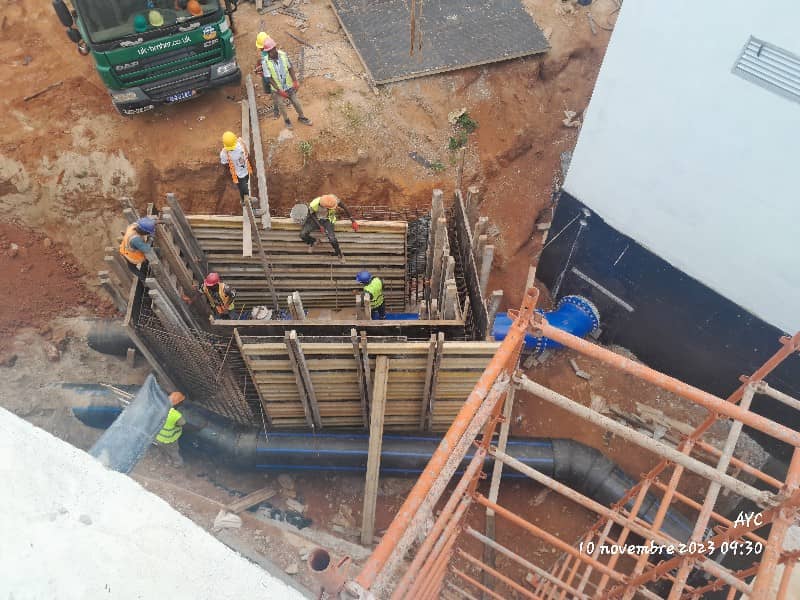 Travaux de renforcement de l'alimentation en eau potable de la ville de Bouaké et des localités environnant à partir du lac Kossou