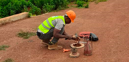 Essai de densité in situ